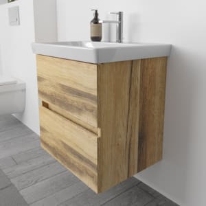 Lodge Waschtischunterschrank 56 cm mit 2 Auszügen für Waschtisch Villeroy & Boch Avento