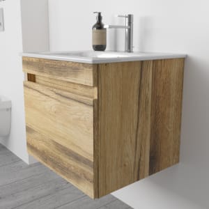 Lodge Waschtischunterschrank 53 cm mit 1 Auszug für Waschtisch Geberit Renova