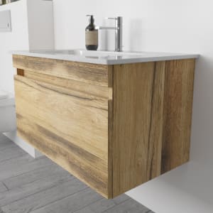 Lodge Waschtischunterschrank 80 cm mit 1 Auszug für Waschtisch Duravit ME by Stark