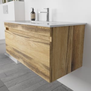 Lodge Waschtischunterschrank 100 cm mit 1 Auszug für Waschtisch Duravit ME by Stark