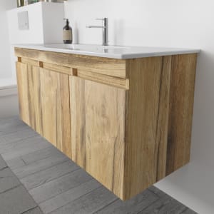 Lodge Waschtischunterschrank 120 cm mit 3 Türen für Waschtisch Duravit ME by Stark