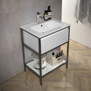 Loft 2.0 Waschtischunterschrank 60 cm, mit Metallgestell