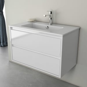 Loft Waschtisch mit Unterschrank 80 cm, 2 Auszüge