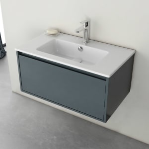 Loft Waschtisch mit Unterschrank 80 cm, 1 Auszug