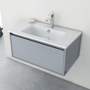 Loft Waschtisch mit Unterschrank 80 cm, 1 Auszug