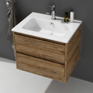 Loft Waschtisch mit Unterschrank 60 cm, 2 Auszüge