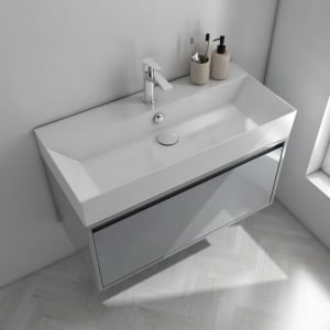 Pure 2.0 Waschtisch mit Unterschrank 90 cm mit 1 Auszug