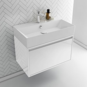 Pure 2.0 Waschtisch mit Unterschrank 70 cm mit 1 Auszug