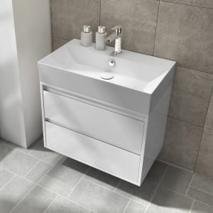 Pure 2.0 Waschtisch mit Unterschrank 70 cm mit 2 Auszügen