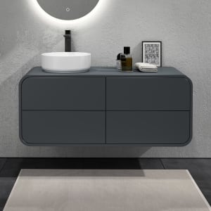 Pure Arc Waschtischunterschrank 120 cm, Waschtisch links