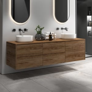 Art Waschtischkonsole 180 cm mit 6 Auszügen