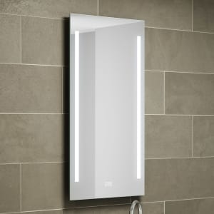 Megabad Profi Collection Home LED Spiegel 60 x 80 cm mit Dimmer und Spiegelheizung