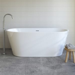 OLTENS Yrsa freistehende Badewanne oval 160 x 75 cm
