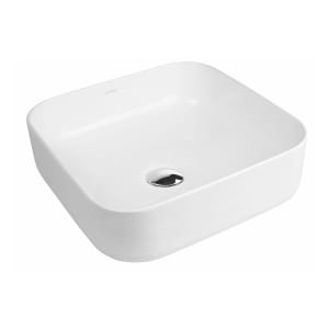 OLTENS Hadsel Aufsatzwaschbecken quadratisch 38,5 x 38,5 cm, mit SmartClean