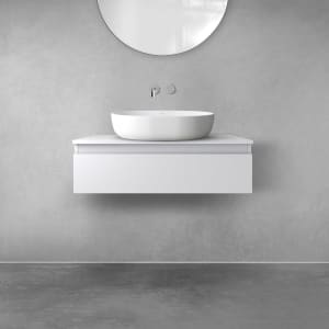 OLTENS Vernal Badmöbel-Set 2-teilig mit Unterschrank mit 1 Schublade und Konsolenplatte 80 x 25,2 cm