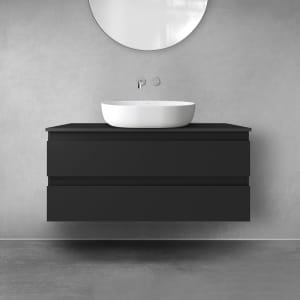 OLTENS Vernal Badmöbel-Set 2-teilig mit Unterschrank mit 2 Schubladen und Konsolenplatte 100 x 48,6 cm