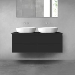 OLTENS Vernal Badmöbel-Set 3-teilig mit 2 Unterschränken mit Schubladen und Konsolenplatte 120 x 48,6 cm