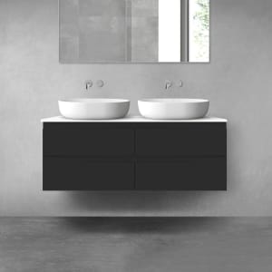 OLTENS Vernal Badmöbel-Set 3-teilig mit 2 Unterschränken mit Schubladen und Konsolenplatte 120 x 48,6 cm