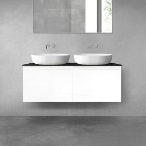 OLTENS Vernal Badmöbel-Set 3-teilig mit 2 Unterschränken mit Schubladen und Konsolenplatte 120 x 48,6 cm