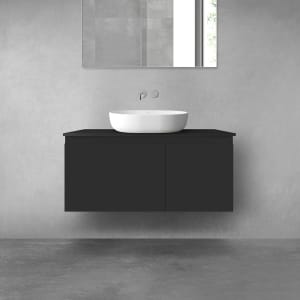 OLTENS Vernal Badmöbel-Set 3-teilig mit Unterschränken mit 2 Schubladen und Konsolenplatte 100 x 48,6 cm