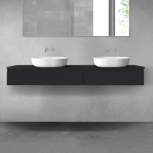 OLTENS Vernal Badmöbel-Set 3-teilig mit 2 Unterschränken mit Schubladen und Konsolenplatte 180 x 25,2 cm