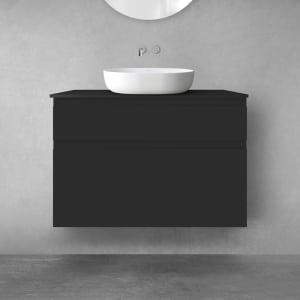 OLTENS Vernal Badmöbel-Set 3-teilig mit Unterschränken mit Schubladen und Konsolenplatte 100 x 72,2 cm