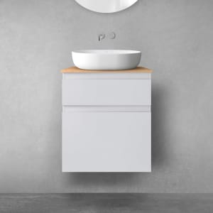 OLTENS Vernal Badmöbel-Set 3-teilig mit Unterschränken mit Schubladen und Konsolenplatte 60 x 72,2 cm