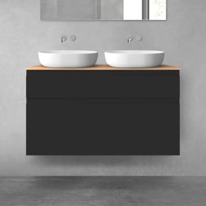 OLTENS Vernal Badmöbel-Set 3-teilig mit Unterschränken mit Schubladen und Konsolenplatte 120 x 72,2 cm