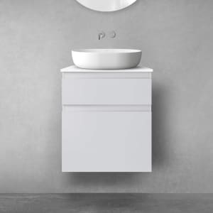 OLTENS Vernal Badmöbel-Set 3-teilig mit Unterschränken mit Schubladen und Konsolenplatte 60 x 72,2 cm