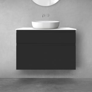 OLTENS Vernal Badmöbel-Set 3-teilig mit Unterschränken mit Schubladen und Konsolenplatte 100 x 72,2 cm