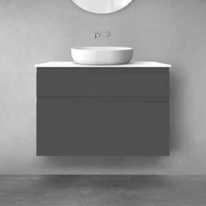 OLTENS Vernal Badmöbel-Set 3-teilig mit Unterschränken mit Schubladen und Konsolenplatte 100 x 72,2 cm