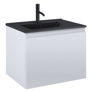 OLTENS Vernal Waschtischunterschrank mit Waschbecken 61 x 48,8 cm, mit 1 Schublade