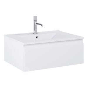 OLTENS Vernal Waschtischunterschrank mit Waschbecken 61 x 25,4 cm, mit 1 Schublade