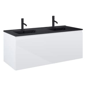 OLTENS Vernal Waschtischunterschrank mit Waschbecken 120 x 49,1 cm, mit 1 Schublade