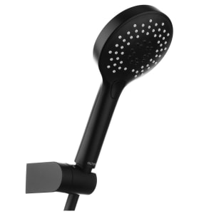 OLTENS Duschgarnitur Driva EasyClick Gide mit Handbrause rund Ø 11 cm und Brausehalter