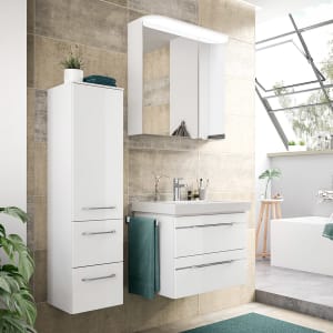 Pelipal Balto Badmöbel-Set 113 cm, inkl. Spiegelschrank und Midischrank