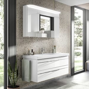 Pelipal Balto Badmöbel-Set 123,4 cm, inkl. Spiegelschrank