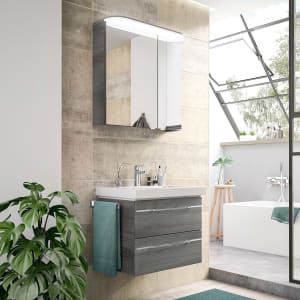 Pelipal Balto Badmöbel-Set 64,5 cm, inkl. Spiegelschrank