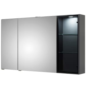 Pelipal Balto Spiegelschrank 90 x 17 x 70,3 cm mit Vitrine rechts