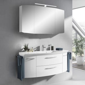 Pelipal Cassca Badmöbel-Set 121 cm, inkl. Spiegelschrank