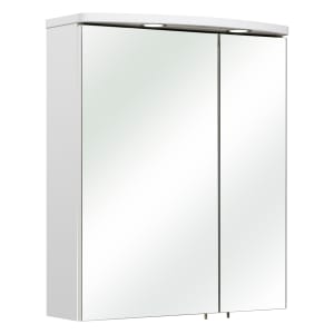 Pelipal Serie 3006 Spiegelschrank 2-türig 60 cm, mit LED Beleuchtung