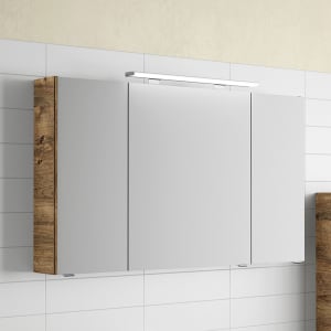 Pelipal Serie 4010 Spiegelschrank 120 x 70,3 cm mit LED-Aufsatzleuchte