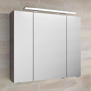 Pelipal Serie 4010 Spiegelschrank 80 x 70,3 cm mit LED-Aufsatzleuchte