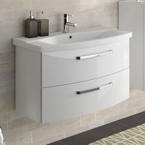 Pelipal Serie 4010 Waschtischunterschrank 80 cm mit 2 Auszügen