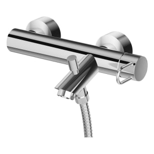 pianura Stella Badewannen-Einhebelmischer Aufputz mit Brauseanschluss
