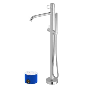 pianura Stella freistehende Wannenarmatur mit Grundkörper für Bodenmontage