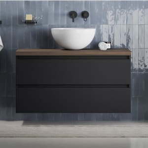 pianura Stella Waschtischunterschrank 100,5 cm mit Aufsatzwaschtisch Emma