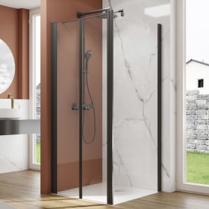 pianura Giulia Pendeltür mit Seitenwand 80 x 80 cm