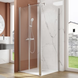 pianura Giulia Pendeltür mit Seitenwand 80 x 80 cm