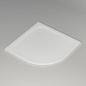 pianura Emilia mineral Viertelkreis-Duschwanne 100 x 100 x 3 cm